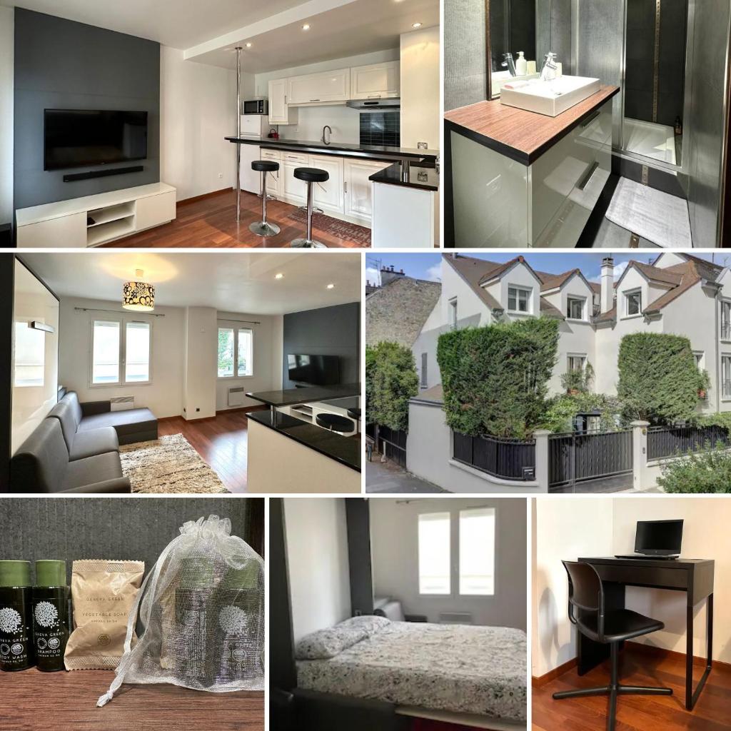 L'ATHOS - Appartement équipé - Entre Paris et Versailles - Haut débit photo 1