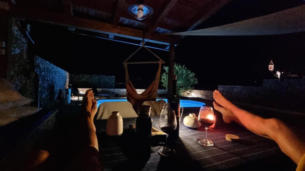 Holiday house "Acacia", for two with pool, Dol photo 2