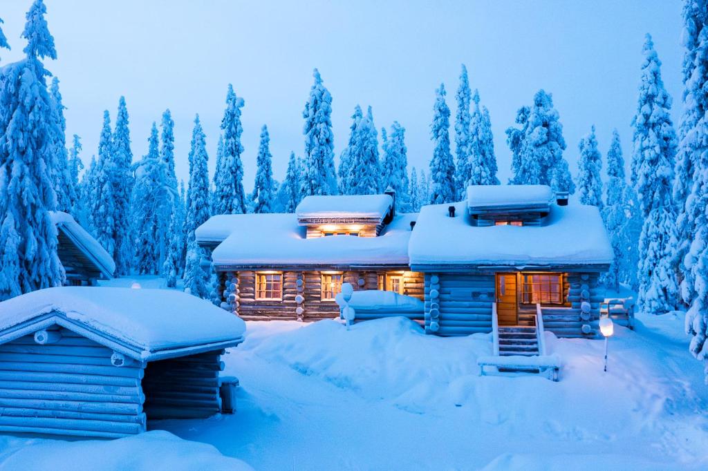 Kuusirinne 2B -A cozy cabin near the slopes of Ruka photo 4
