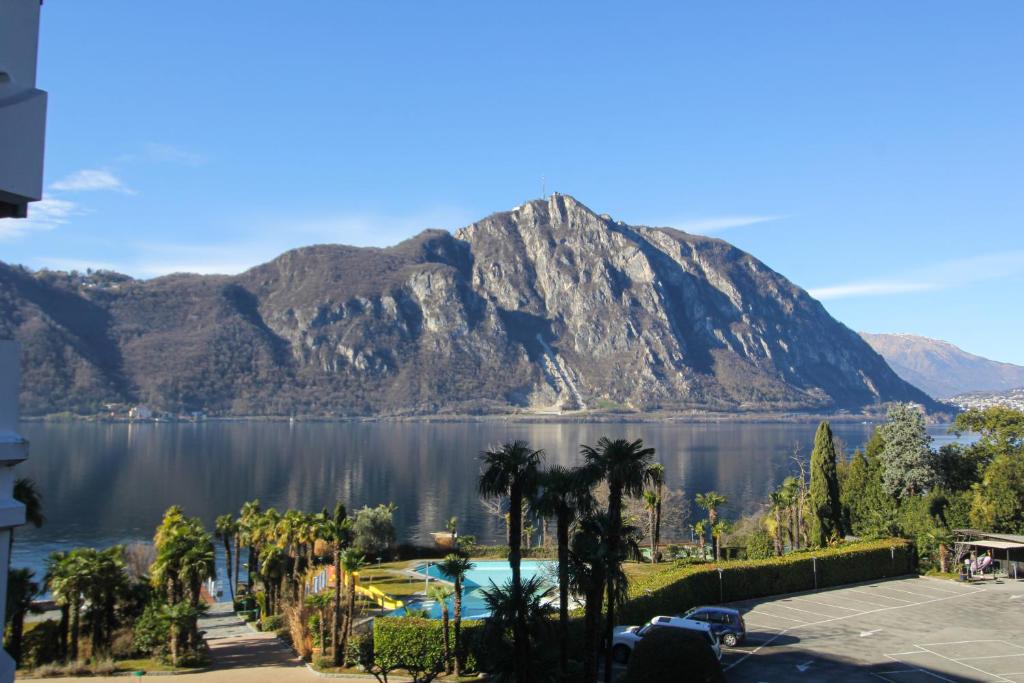 Ferien am Luganer See mit See Sicht