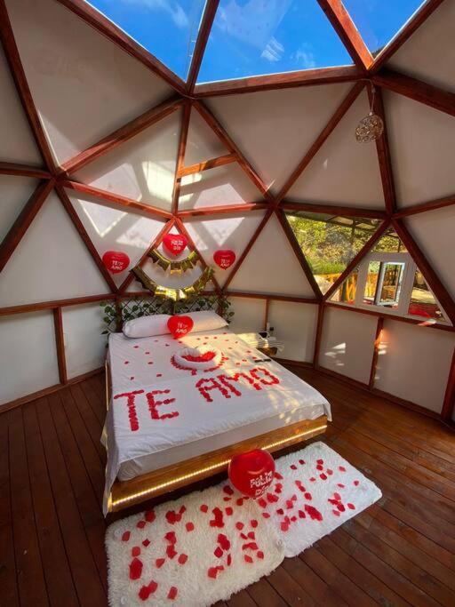 Glamping con piscina wifi frente al rio san rafael