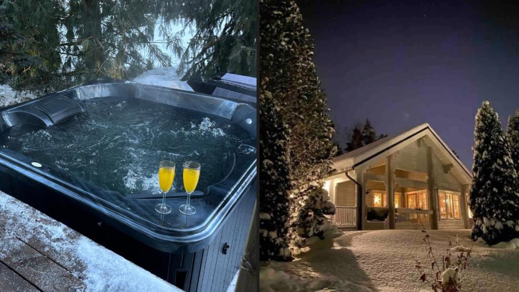 Upea villa lähellä rantaa poreallas & SUP-laudat