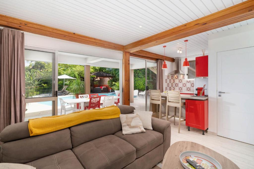 Villa Lodge - Bas de Villa avec piscine et vue océan et Moorea photo 3