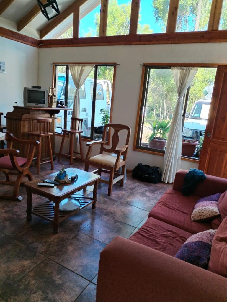 Casa de descanso con piscina camino radal