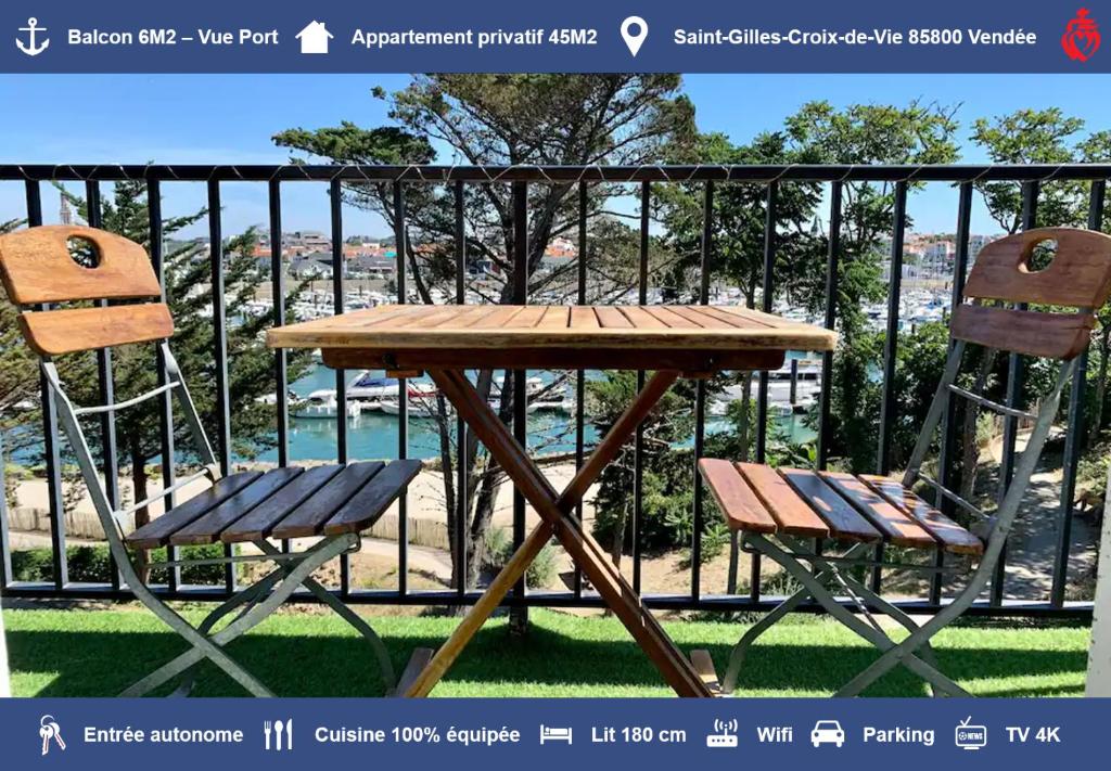 Villa Notre Dame : Vue sur port, 2min Grande plage