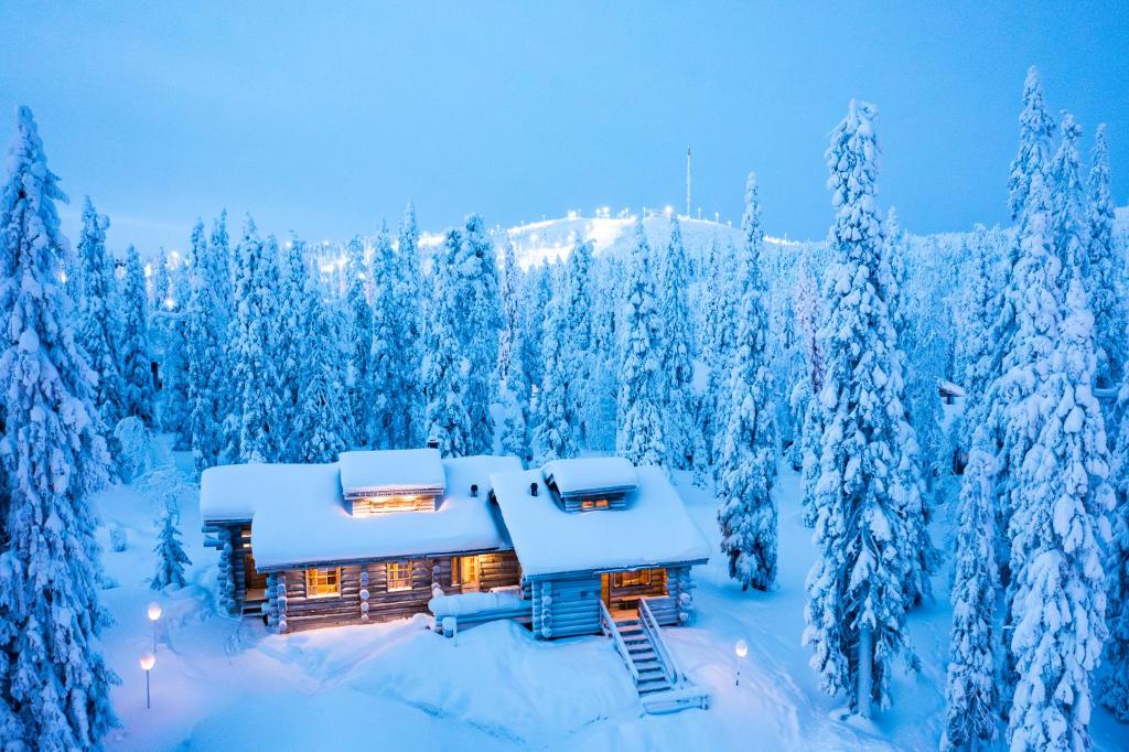 Kuusirinne 2A - a log cabin near the slopes of Ruka photo 2