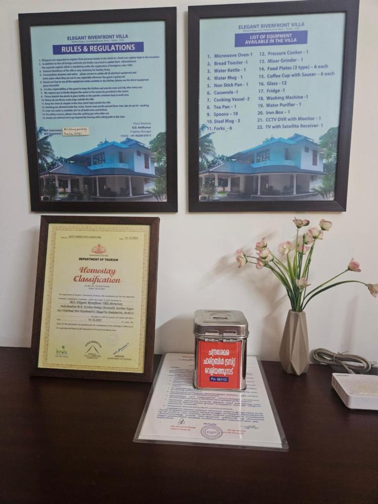 Elegant River Front Villa Near Airport Kochi. photo 1