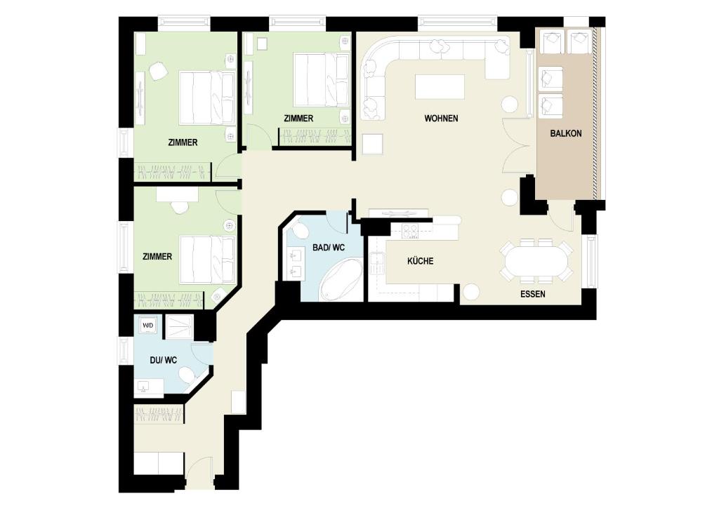 Piz Alpina die grosse, moderne Wohnung mit Bergsicht photo 3