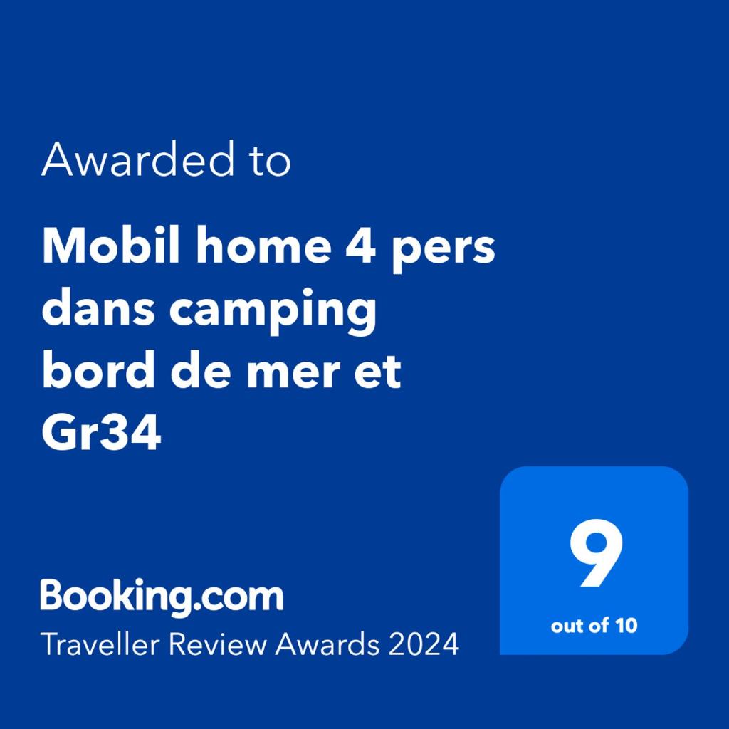 Mobil home les pieds dans l'eau et Gr34 photo 1