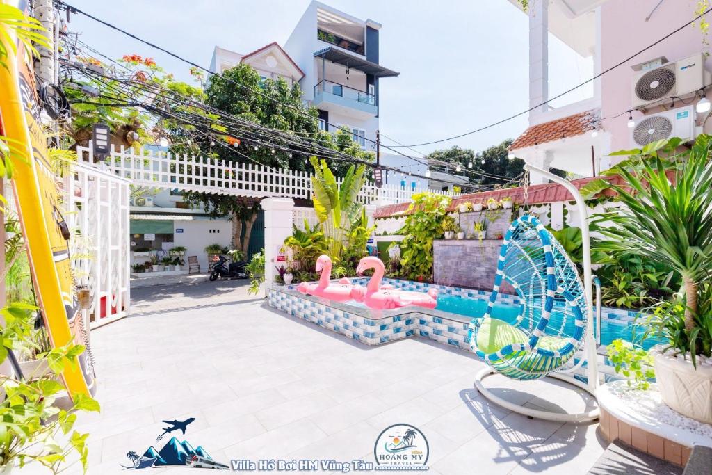 Biệt thự hồ bơi ĐẶNG HOÀNG bãi sau XANH