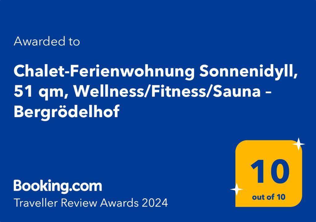 Chalet-Ferienwohnung Sonnenidyll, 51 qm, Wellness/Fitness/Sauna – Bergrödelhof photo 2