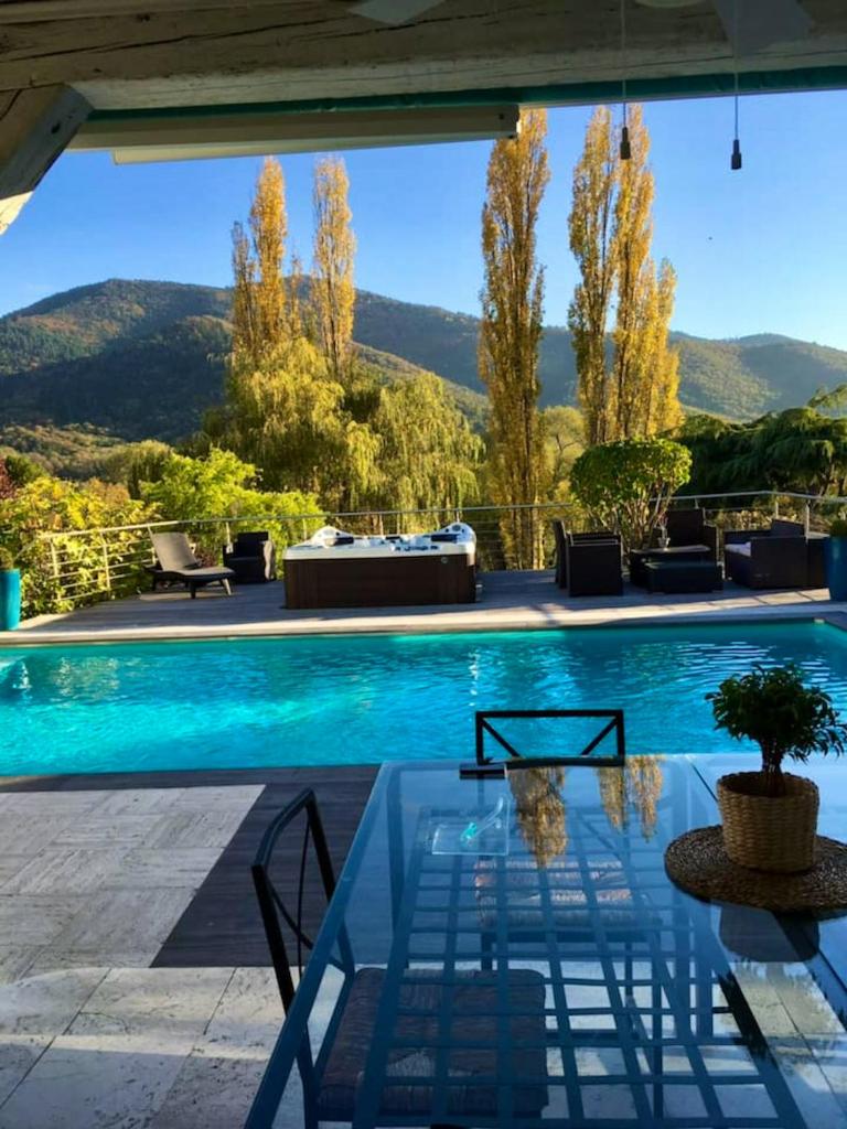 Maison de 3 chambres avec piscine privee jacuzzi et wifi a Walbach photo 4