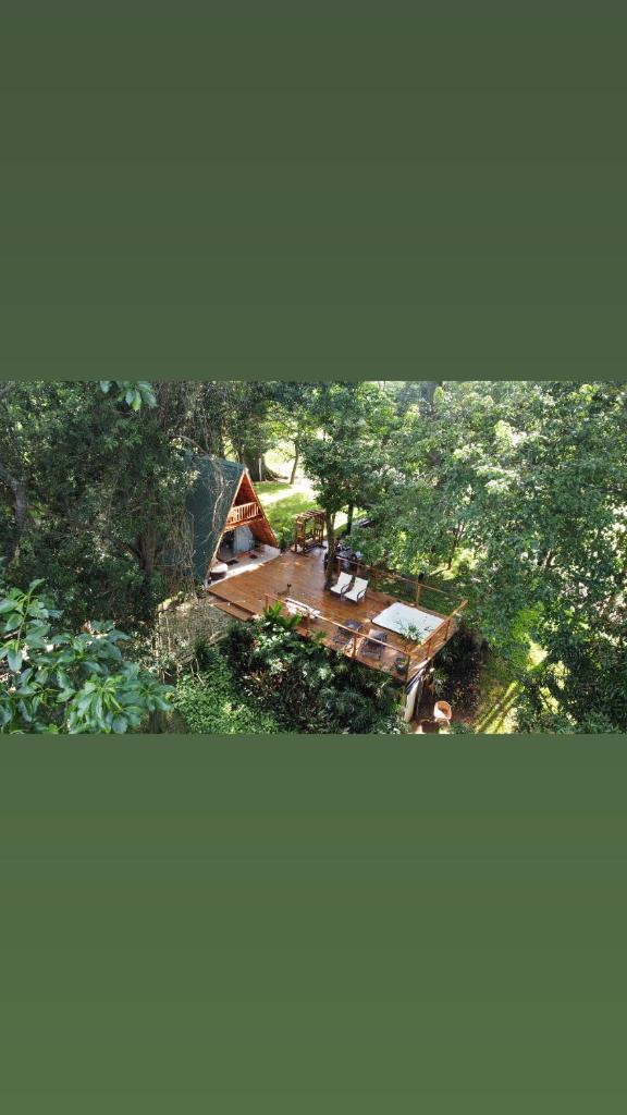 Cabana espetacular na floresta Mantiqueira