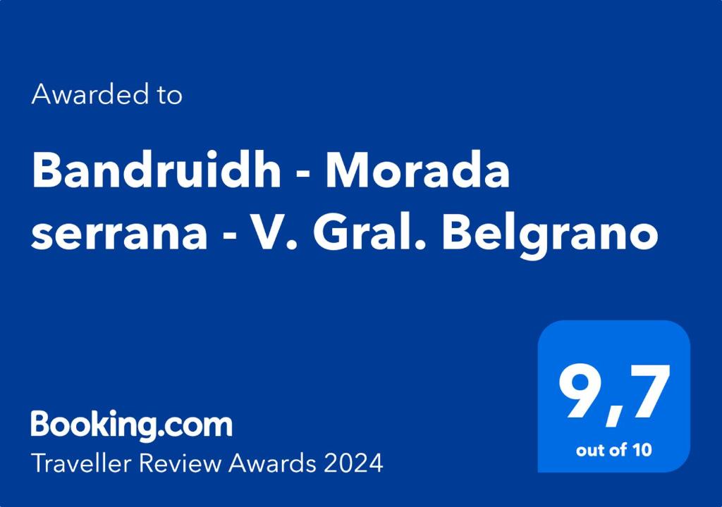 Bandruidh - Morada serrana - V. Gral. Belgrano photo 1