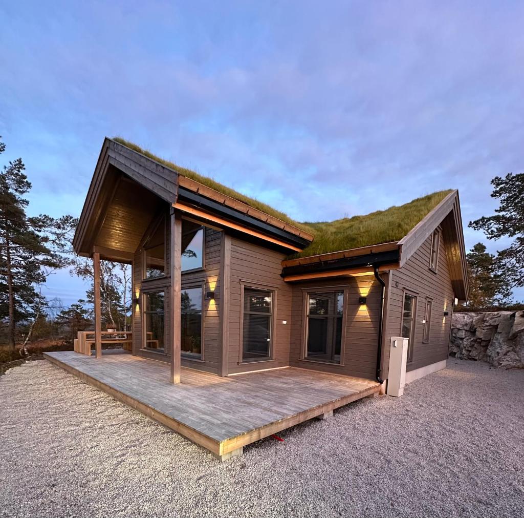 Helårs moderne familiehytte på Gautefallheia med Wifi, billader, ski inn, ut og utmerket beliggenhet photo 1