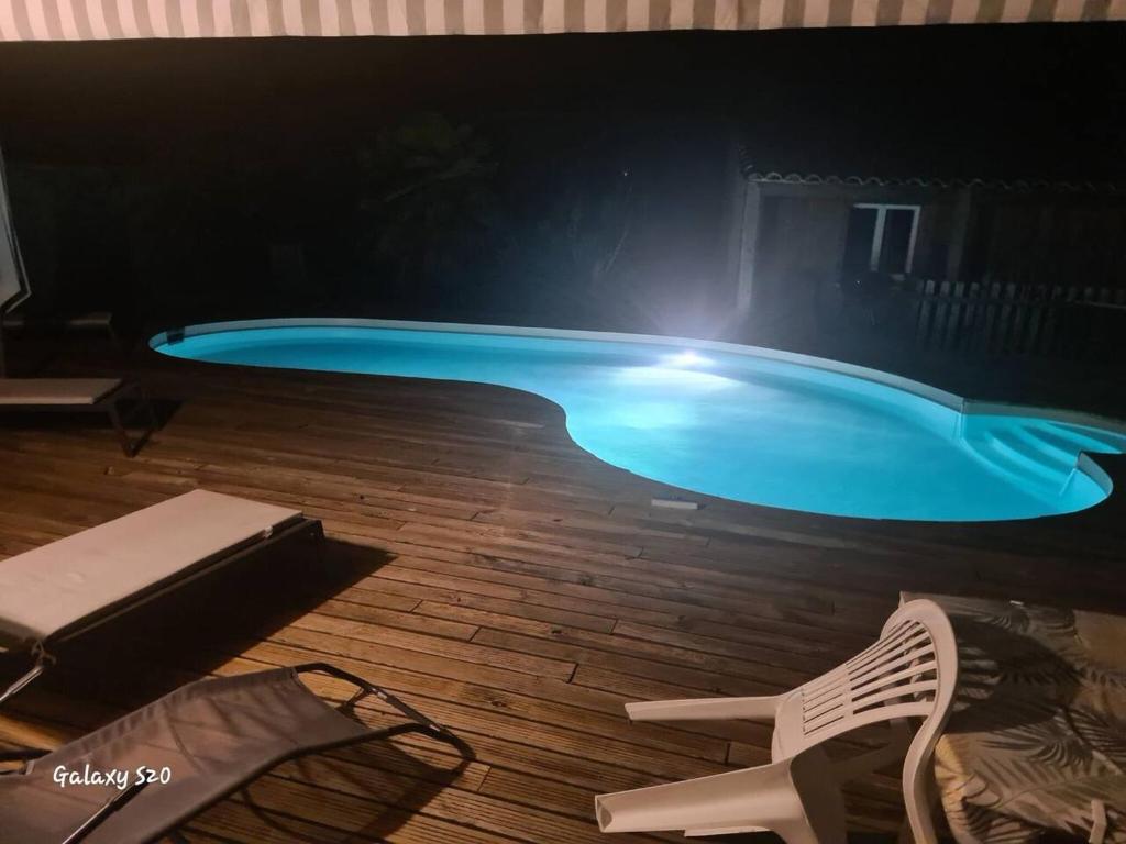 Maison de 3 chambres avec piscine privee terrasse et wifi a Labouheyre photo 1