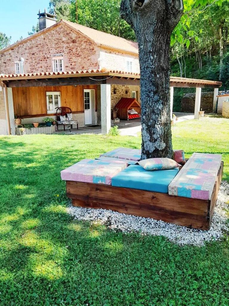 4 bedrooms chalet with private pool terrace and wifi at A Estrada