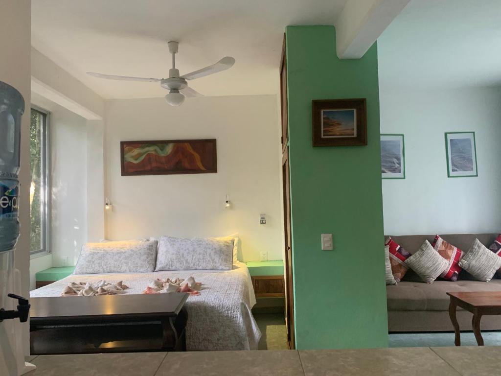 Studio with swimming pool at 12 m height over jungle photo 2