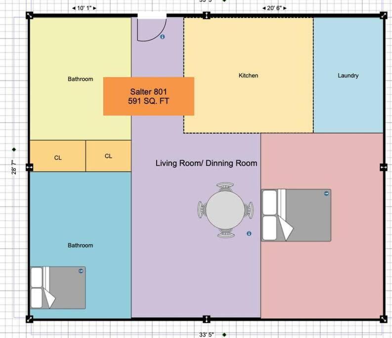 Spacious Waterfront Apt #801 with AC photo 2