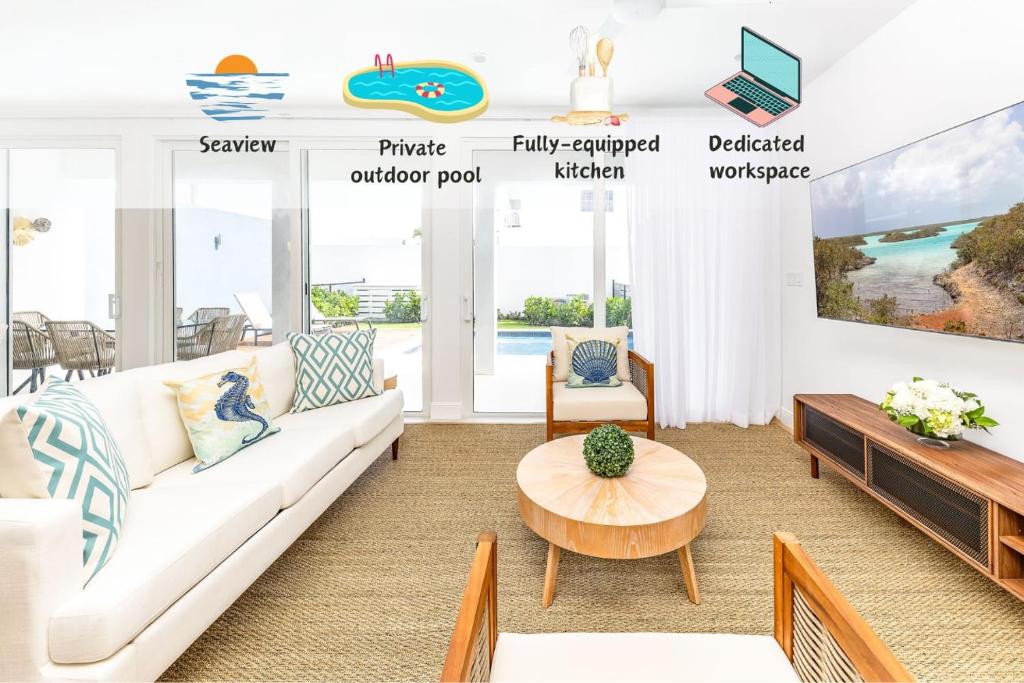 NEW Luxe Private Pool Grace Bay Villa Beach 3min photo 1