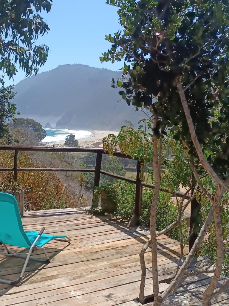 Cabaña con Vista al mar Playa grande Quintay