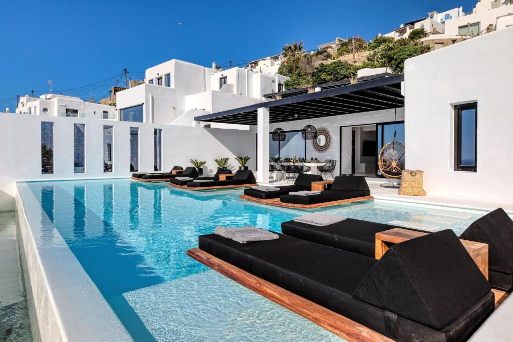 Exquisite Mykonos Villa - 6 Bedrooms - Villa Hephaestus II - Infinity Pool - Outdoor Jacuzzi photo 2