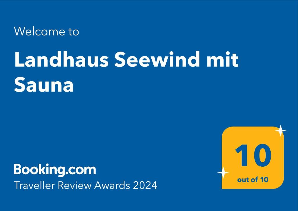 Landhaus Seewind mit Sauna photo 1