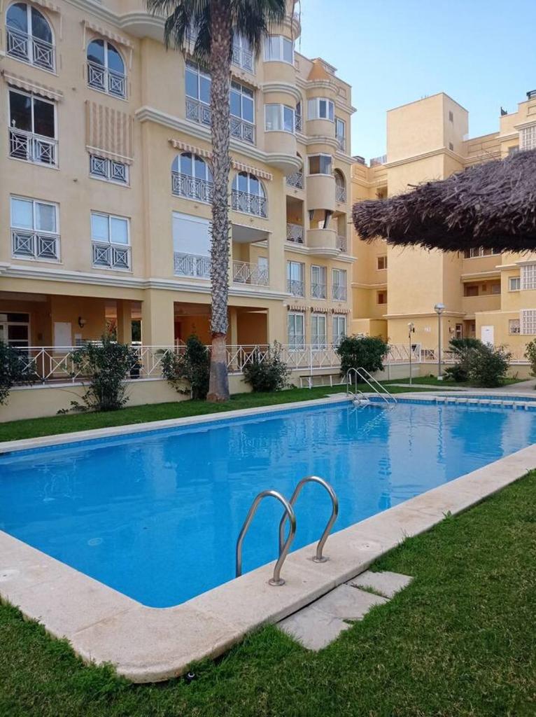 2 bedrooms appartement with shared pool and wifi at Carrer Britania 10 1 km away from the beach