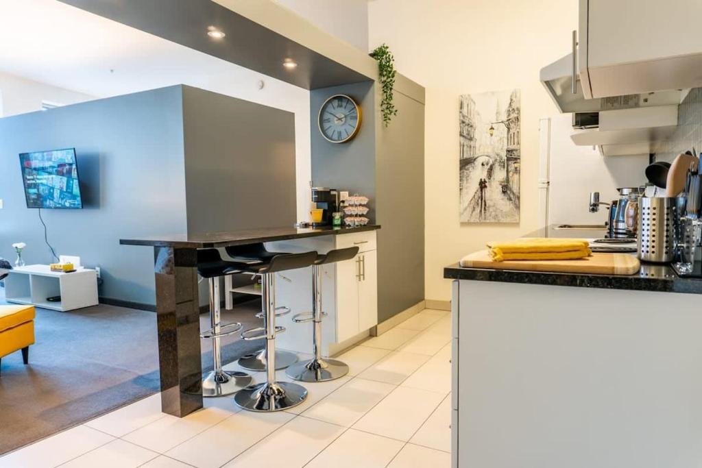 New Listing Luxurious Downtown Loft Heated Parking Rooftop Patio BBQ Gym Coffee