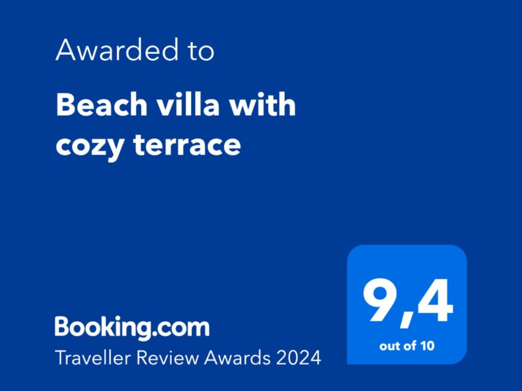 Beach villa with cozy terrace photo 1