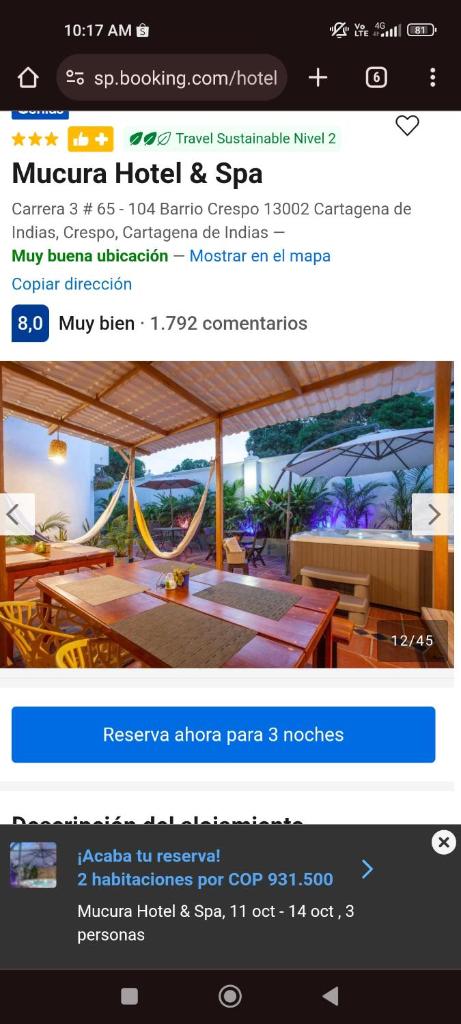 Mucura hotel y spa photo 1