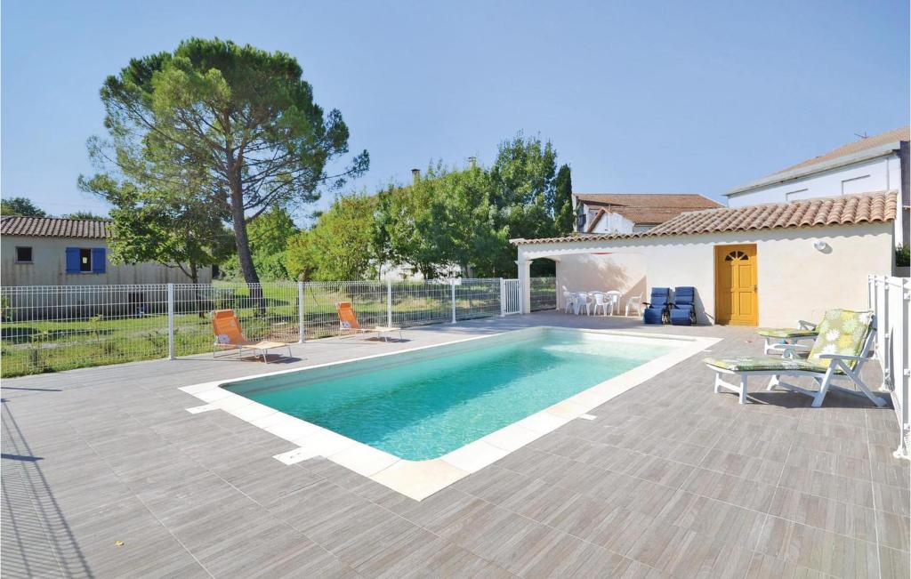 Beautiful Home In St Christol Les Ales With 4 Bedrooms, Outdoor Swimming Pool And Wifi