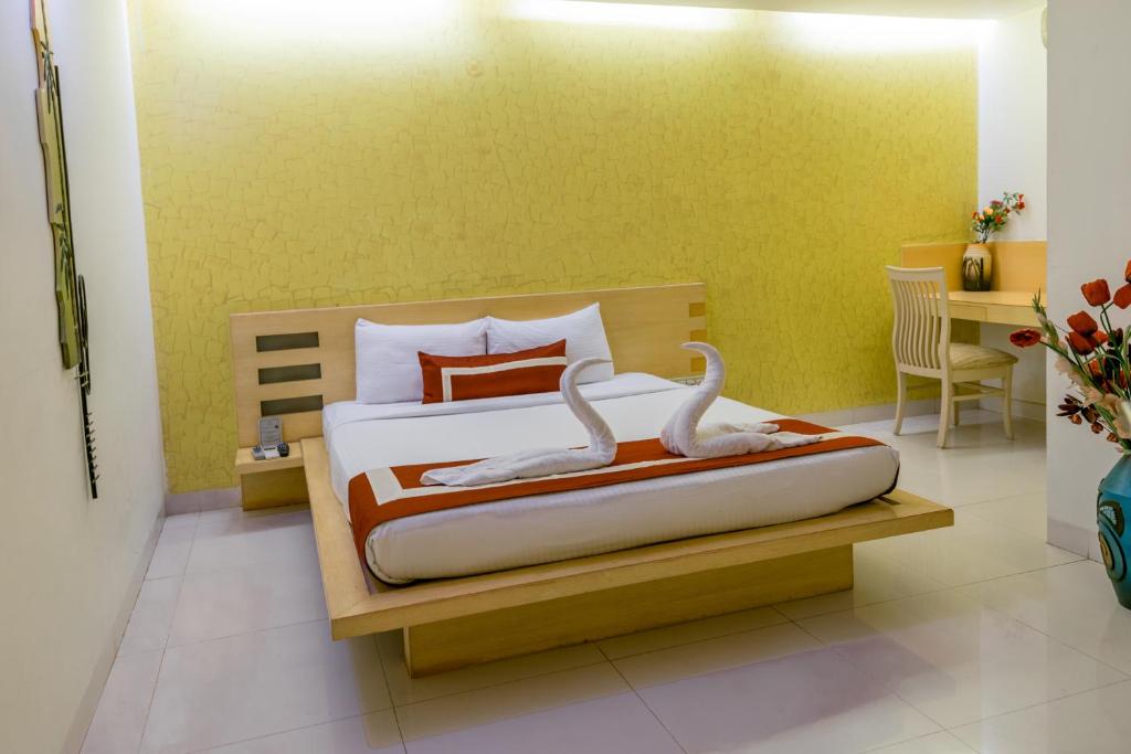 Двухместный (Двухместный номер Делюкс с 1 кроватью), Octave Hotel & Spa - Marathahalli