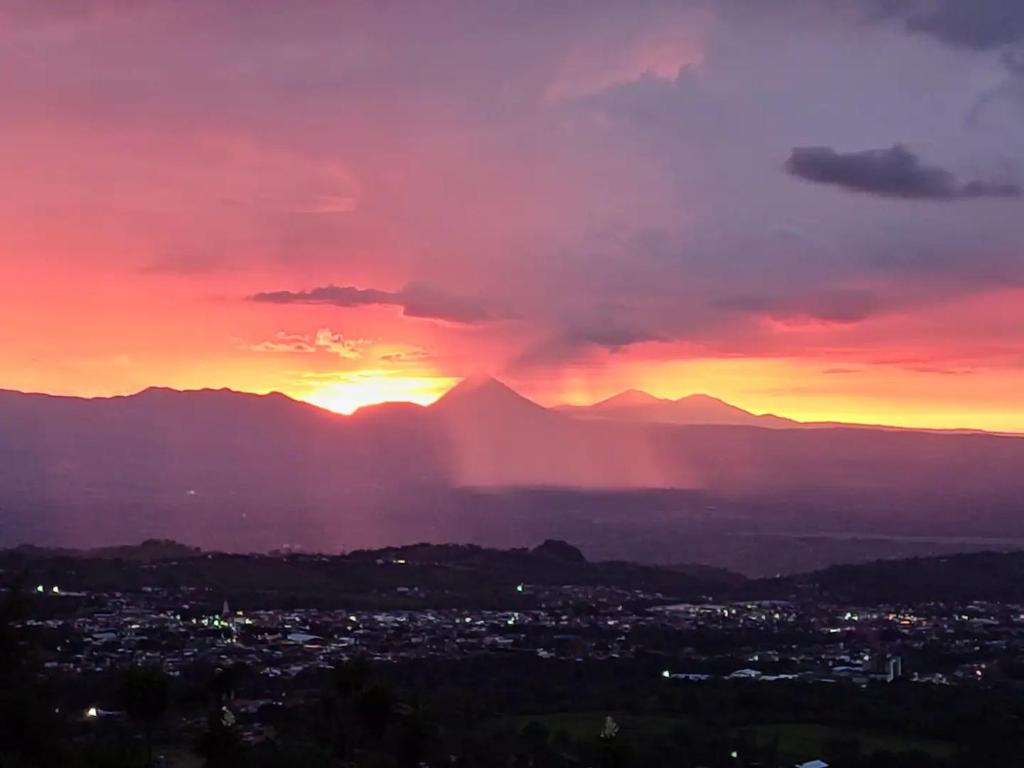 Volcano view with magical sunset!! photo 1