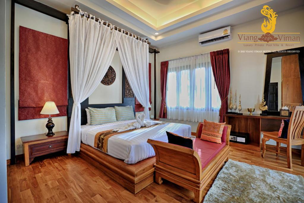 Вилла (Вилла с 4 спальнями и собственным бассейном), Курортный отель Viangviman Luxury Resort, Krabi