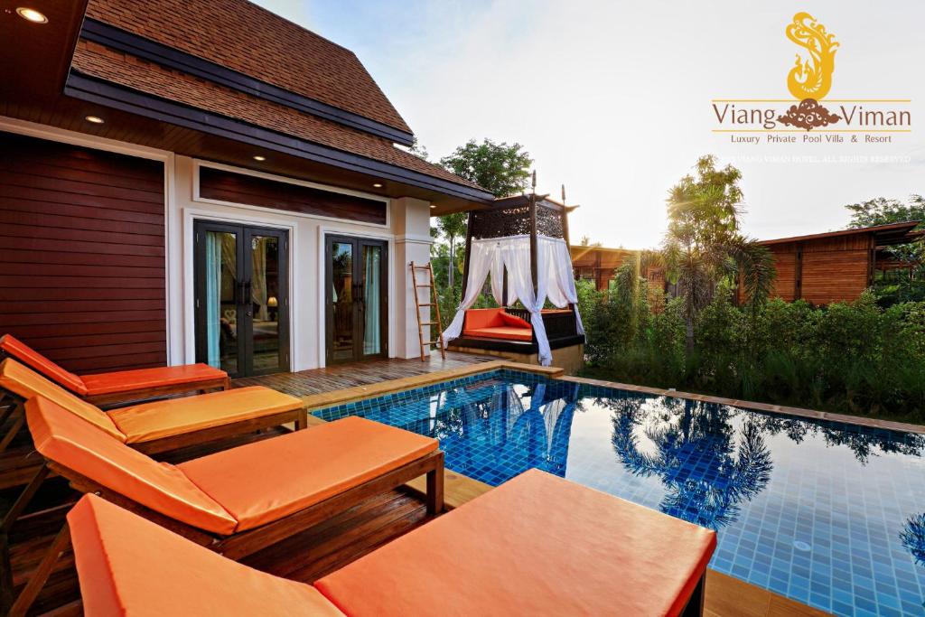 Вилла (Вилла с 4 спальнями и собственным бассейном), Курортный отель Viangviman Luxury Resort, Krabi