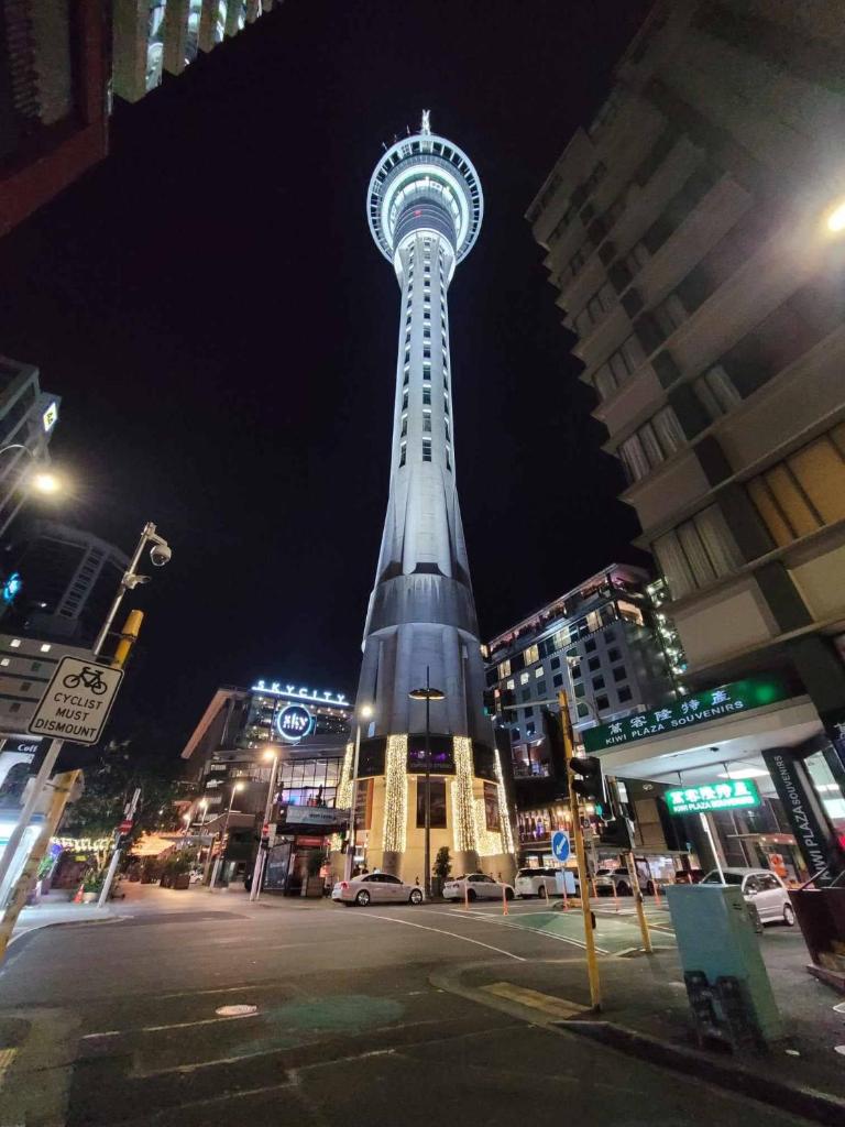 Sky tower just next DOOR