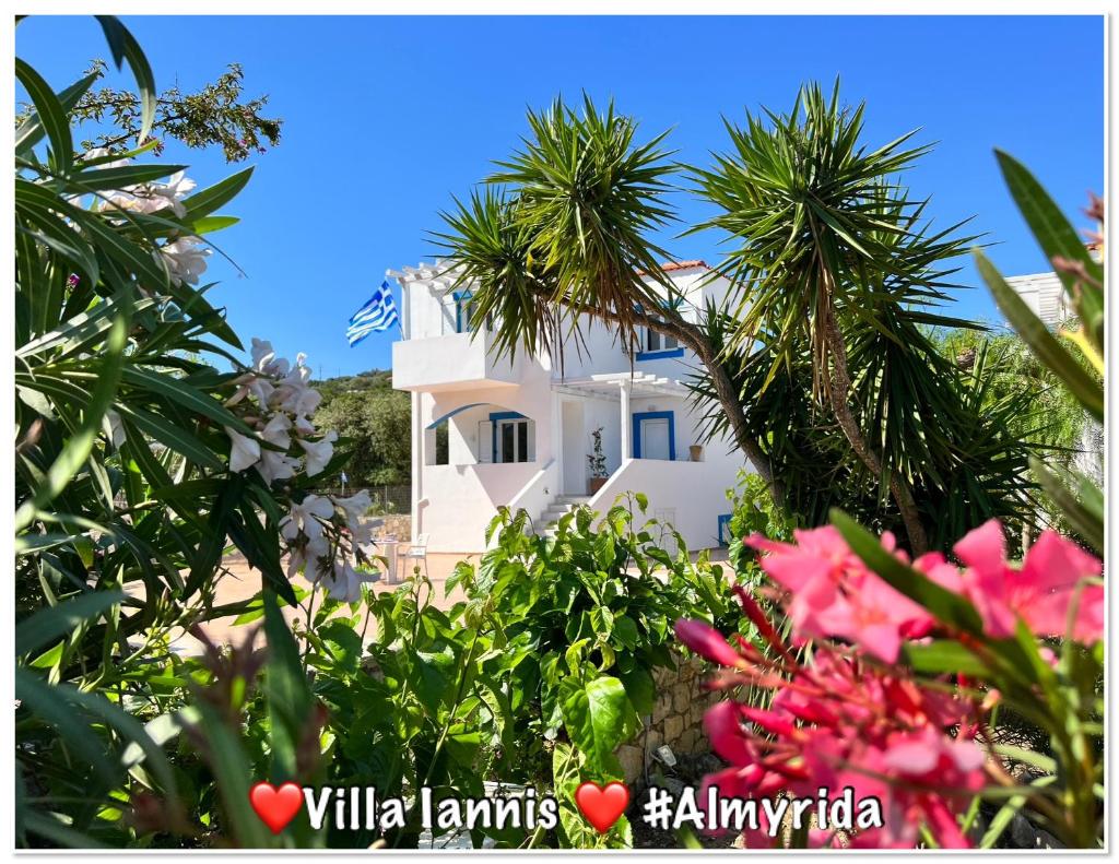 Villa Iannis in Almyrida slechts 350m van het Strand - Auto huren niet nodig - Gratis Samariakloof