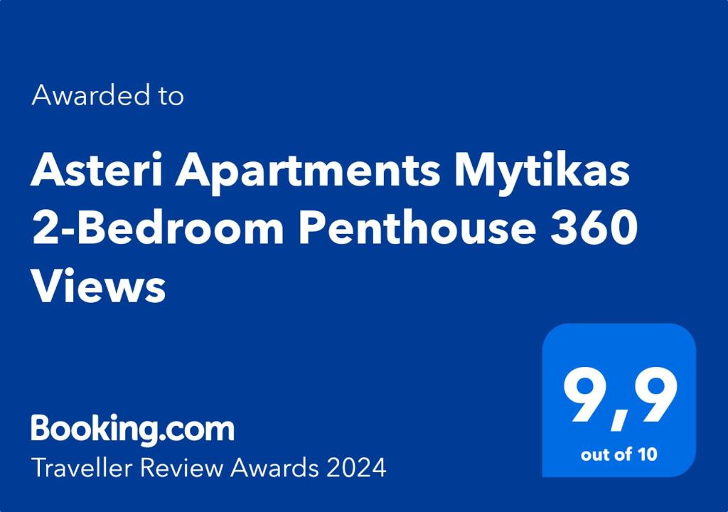 Asteri Apartments Mytikas 2-Bedroom Penthouse 360 Views photo 1