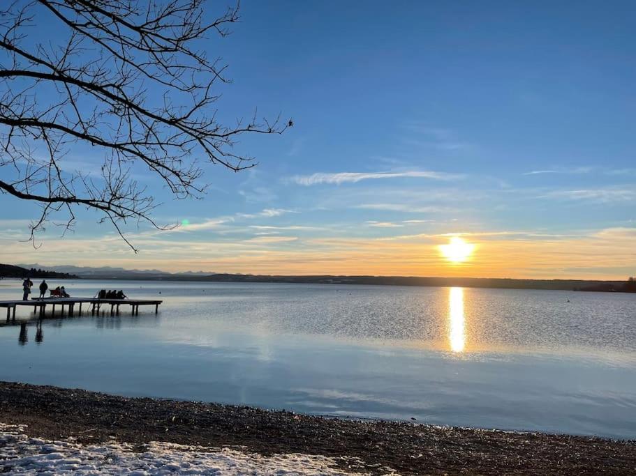 Auszeit Herrsching-Wohnung am Ammersee in See Nähe