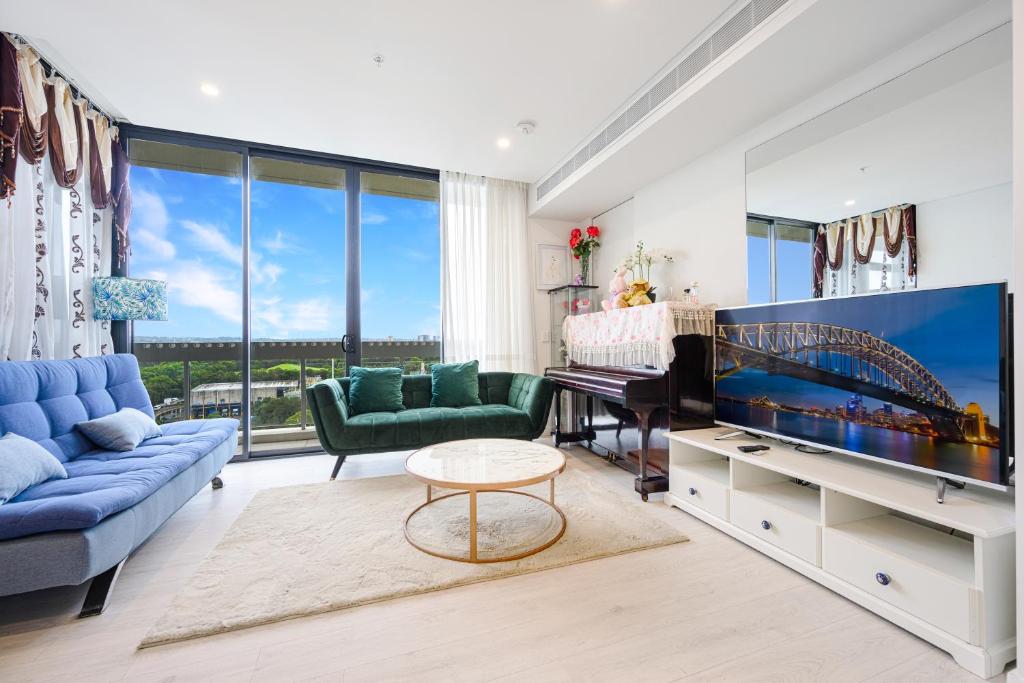 Lidcombe modern 3Br with River & Olympic Park view