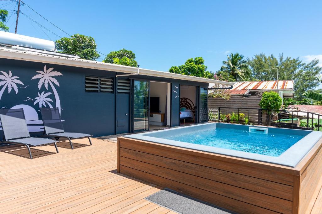 St Ame House Papeete with View & Pool