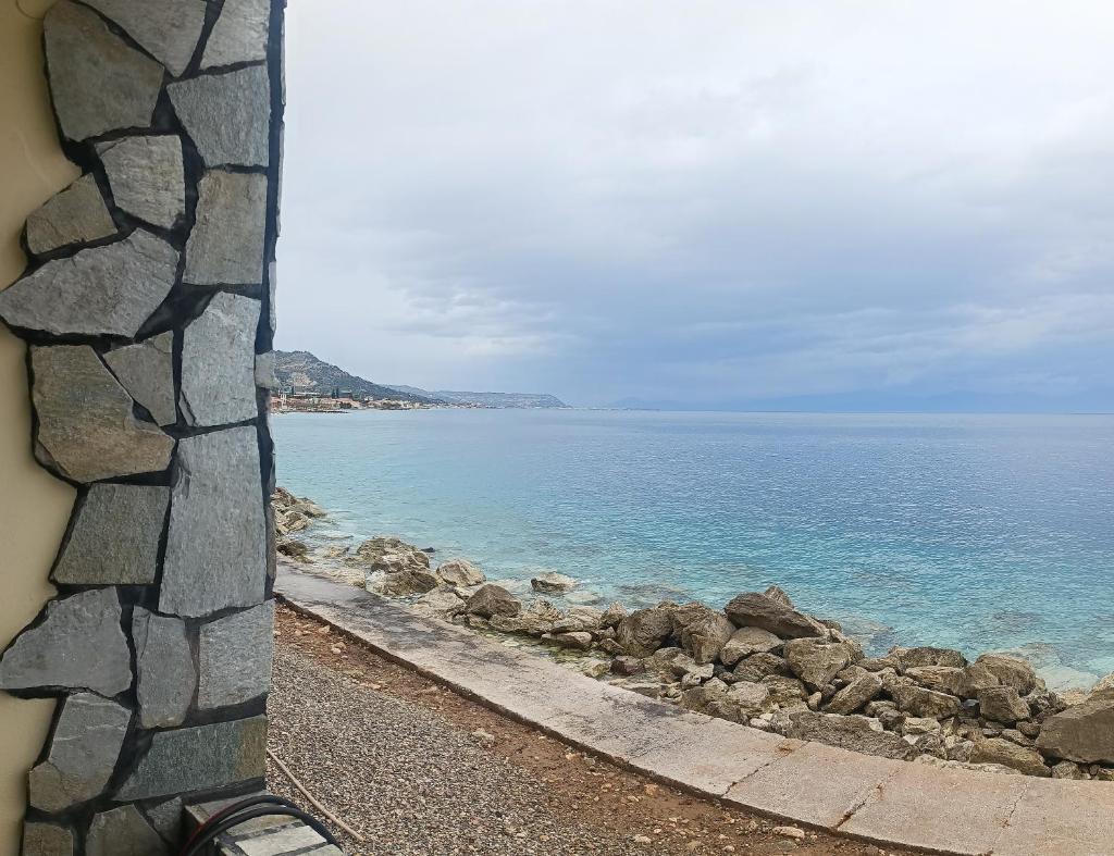 House next to the sea side