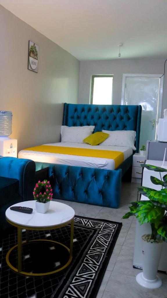 DefiniteHomes - Fully furnished studio with a rooftop restaurant near JKIA Airport, Downtown Nairobi