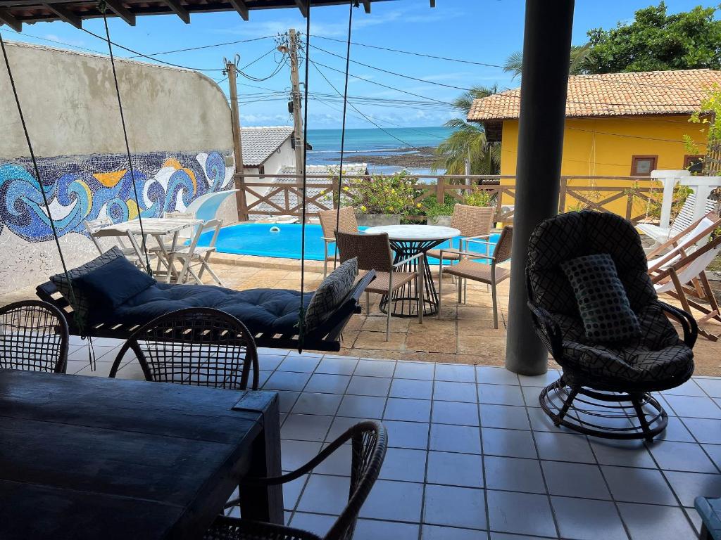 Casa ampla com piscina e churrasqueira com vista para o mar photo 4