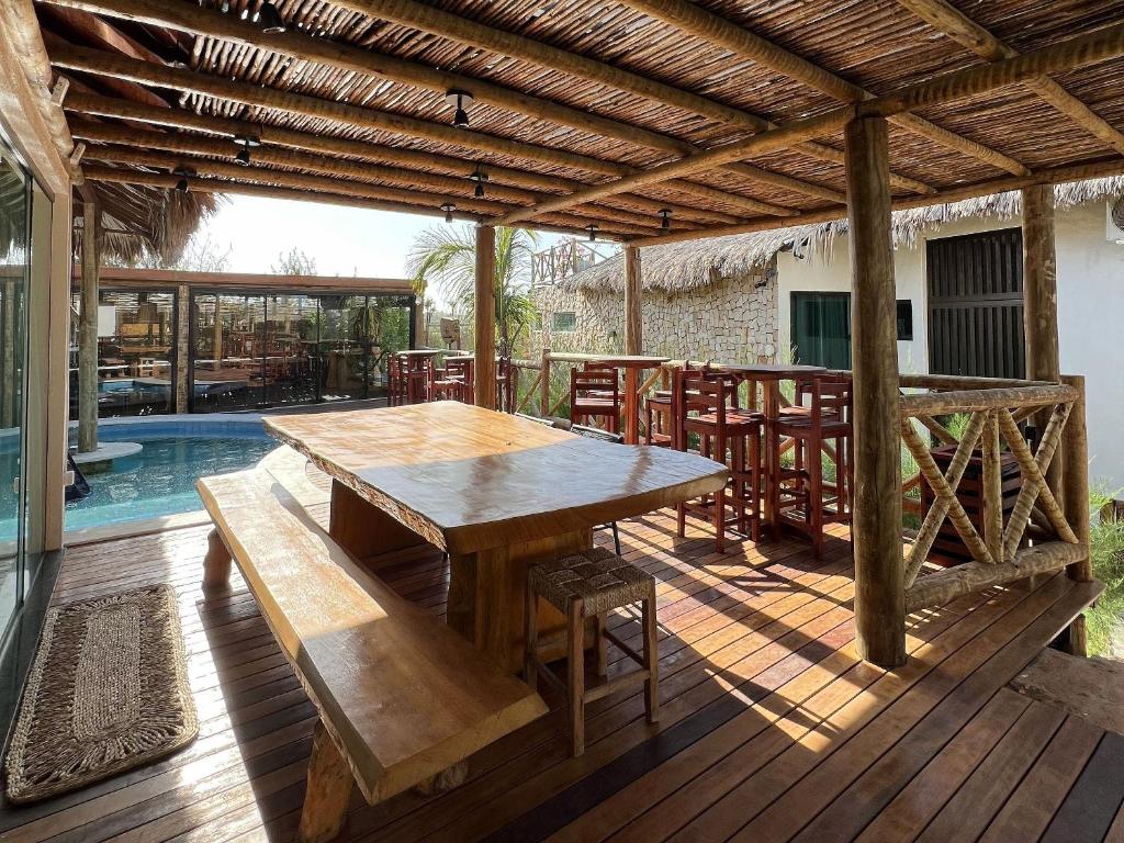 Bangalô de luxo beira mar com piscina privativa na desnubrante praia de Barrinha photo 2