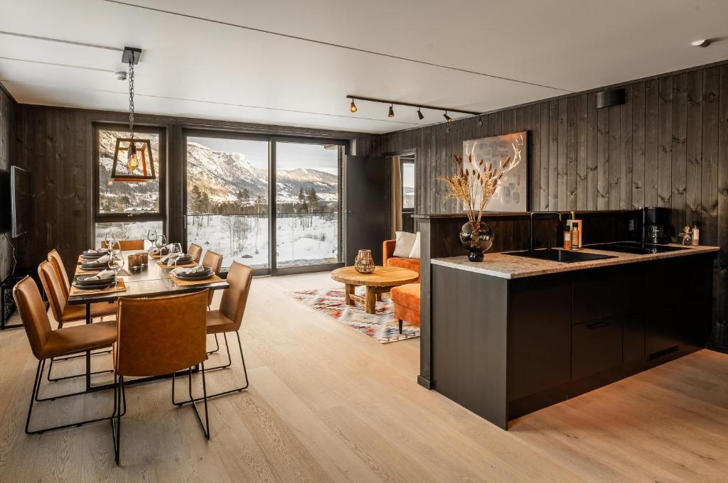 Helt ny leilighet i Hemsedal, rett ved Fyri Resort - Ski inn - Ski out