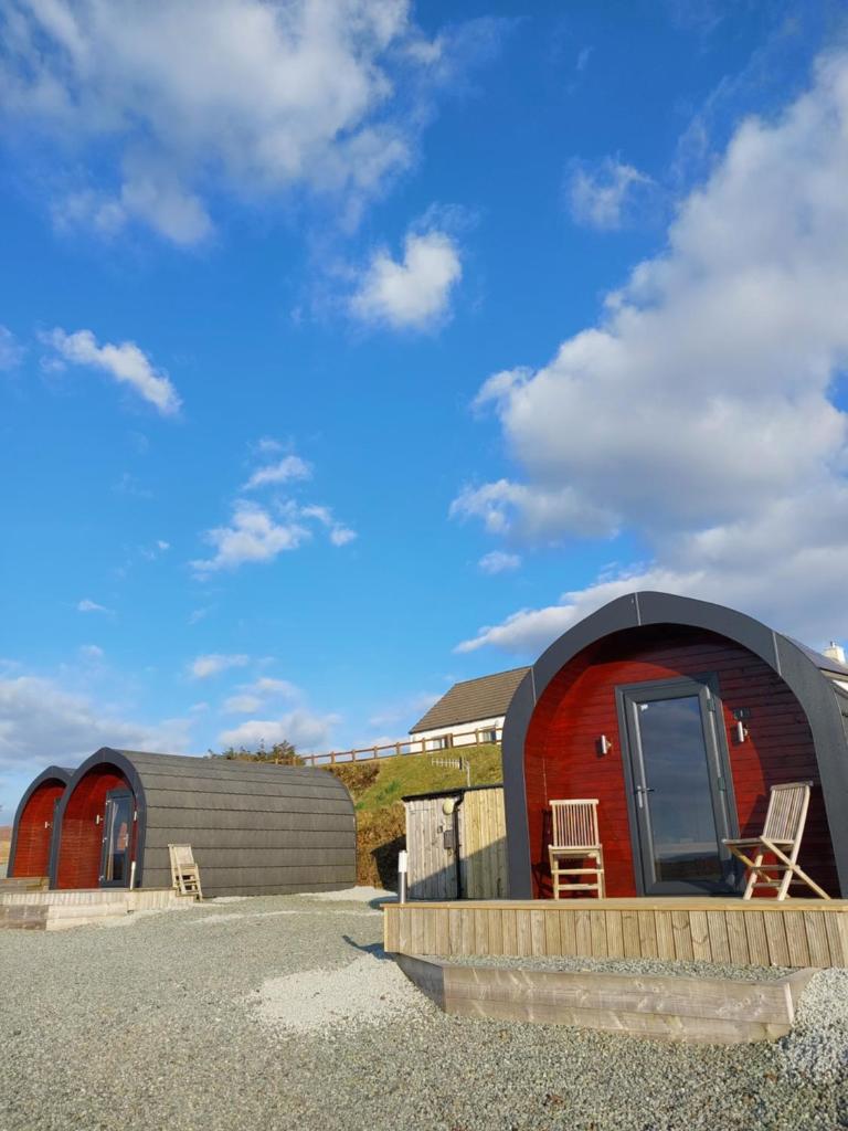 Loch Caroy Pods - Tap to explore photos