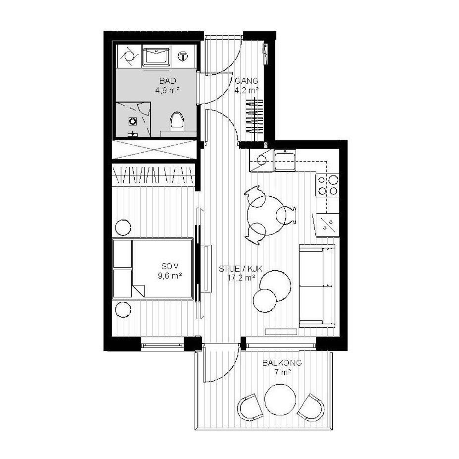 Demims Apartment Triaden - 15mins from Oslo, close to Ahus & SNØ photo 1