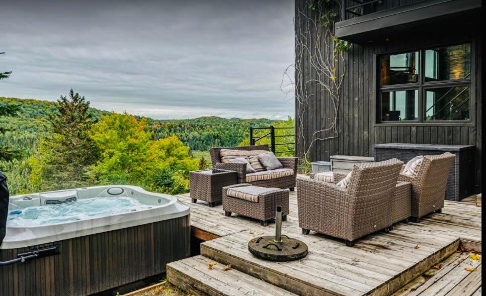 Chalet moderne vue panoramique sur montagnes spa photo 3